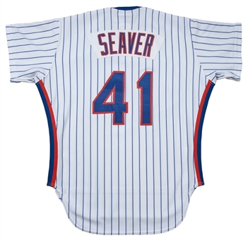 Tom Seaver 1983 Game Used, Signed/Inscribed New York Mets Home Jersey PHOTO-MATCHED to Seavers First Win Back in Return to Mets (MEARS A-10 & PSA/DNA)